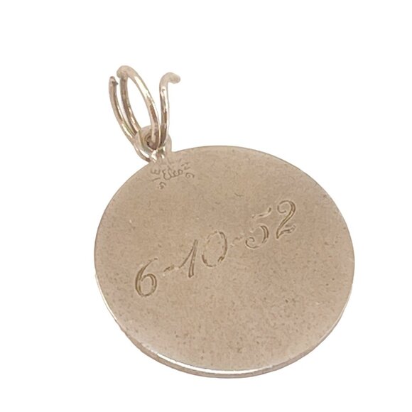 Elco Vintage Sterling Silver Pamela Personalized Pendant Engraved 6 10 52 - Picture 2 of 5